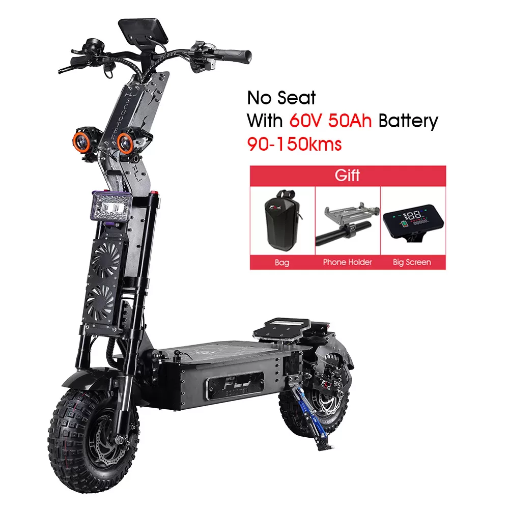 Latest 14inch fat wheel 10000W Fat Tire Electric Scooter with Top Speed 66MPH