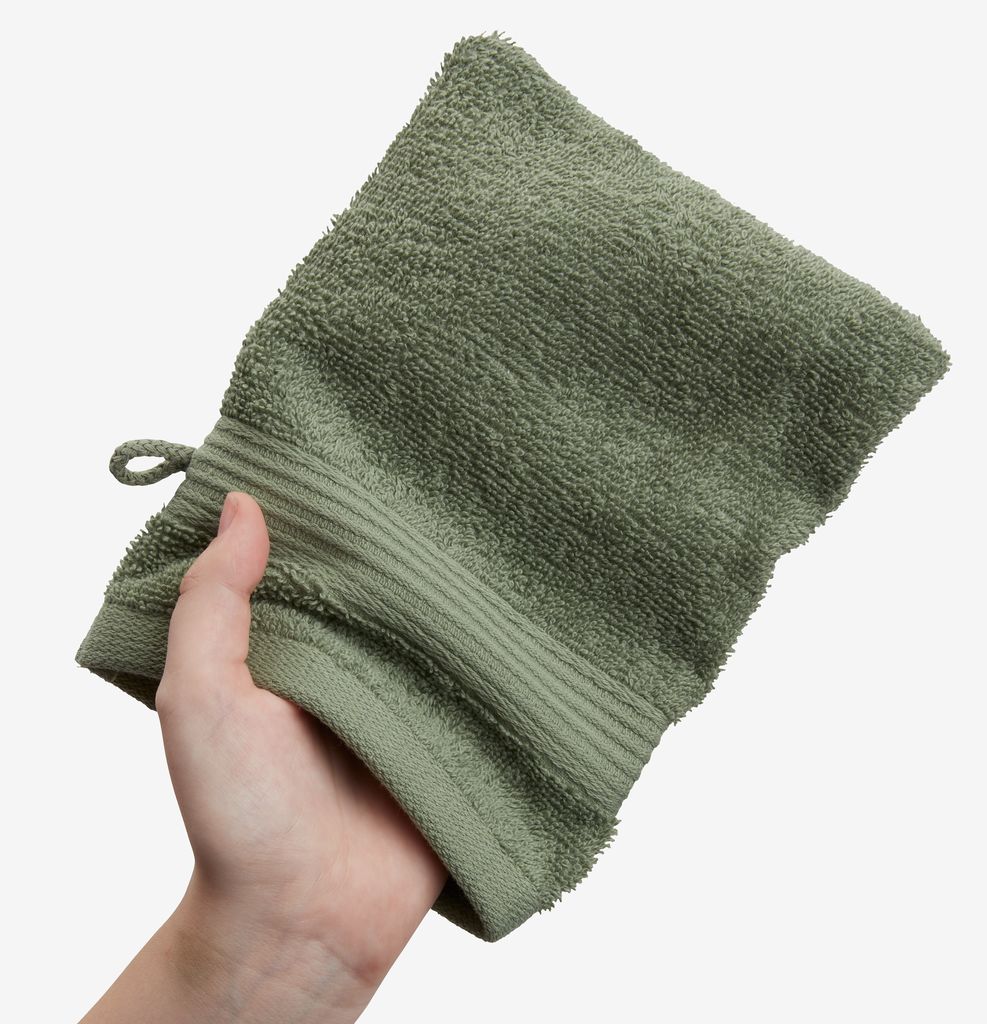 Wash glove KARLSTAD 15x20 army green