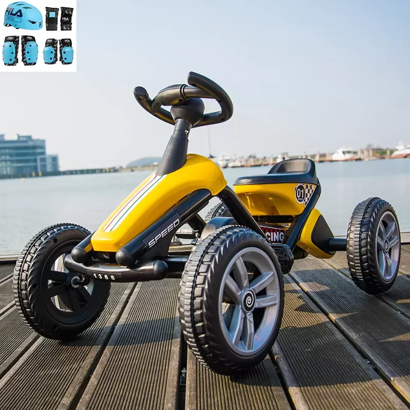 Children's Kart Baby Four-wheel Pedal Bike Children Can Sit Fitness Sports Toys Stroller