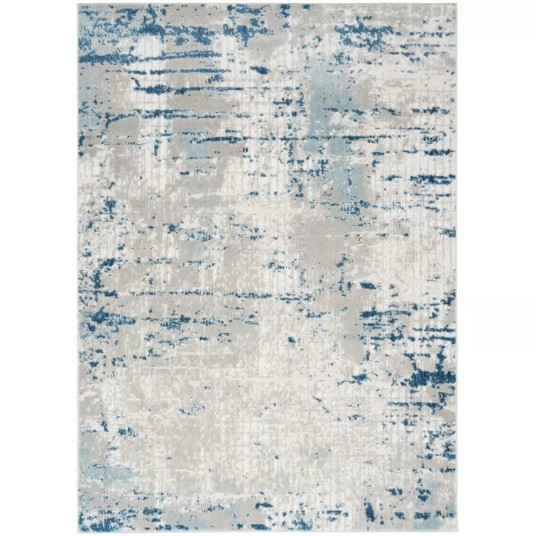 Addie Slate Gray/Light Beige/Ivory Rug