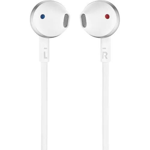 JBL T205 Earbud Headphones (Chrome)