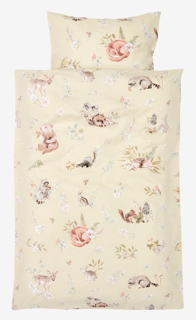 Baby duvet cover set VILDA 70x100 sand