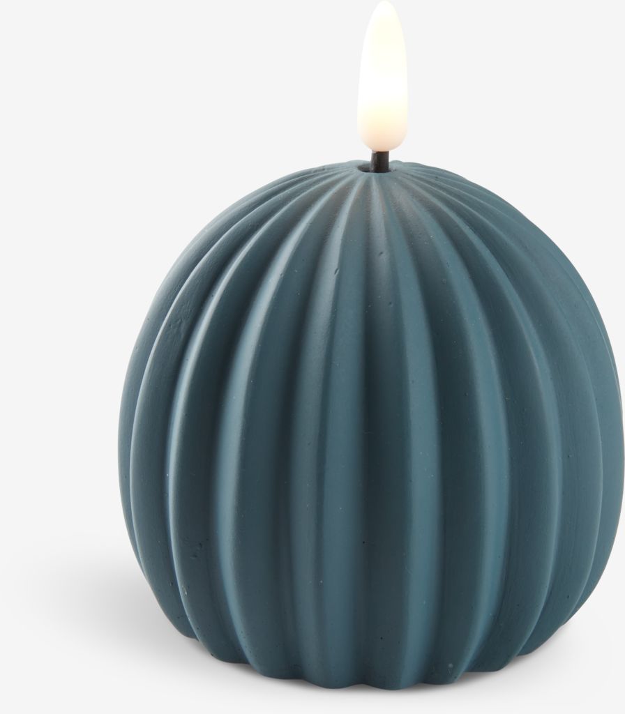 LED candle THOMAS D8xH11cm w/timer