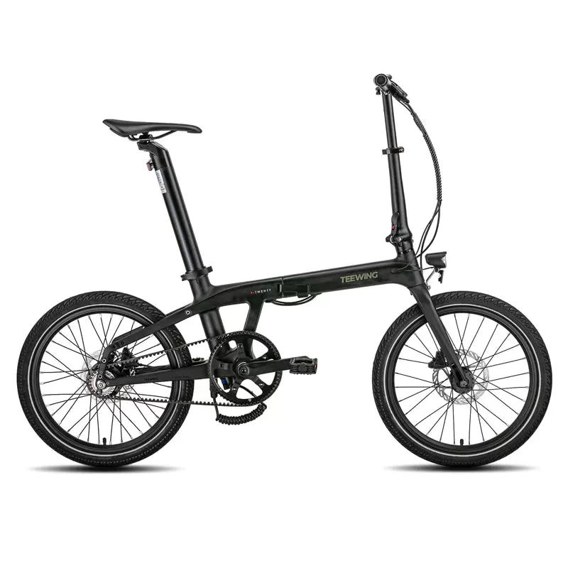 E-bike T20 36V 9.6Ah Carbon Fiber Electric Folding Bike