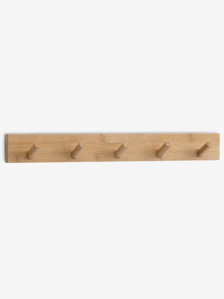 Coat rack MOLLERUP 5 hooks bamboo