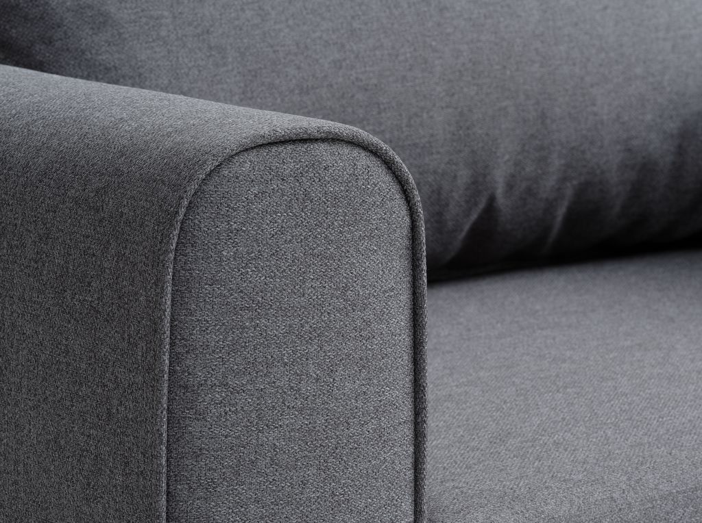 Chair bed SKILLEBEKK dark grey fabric