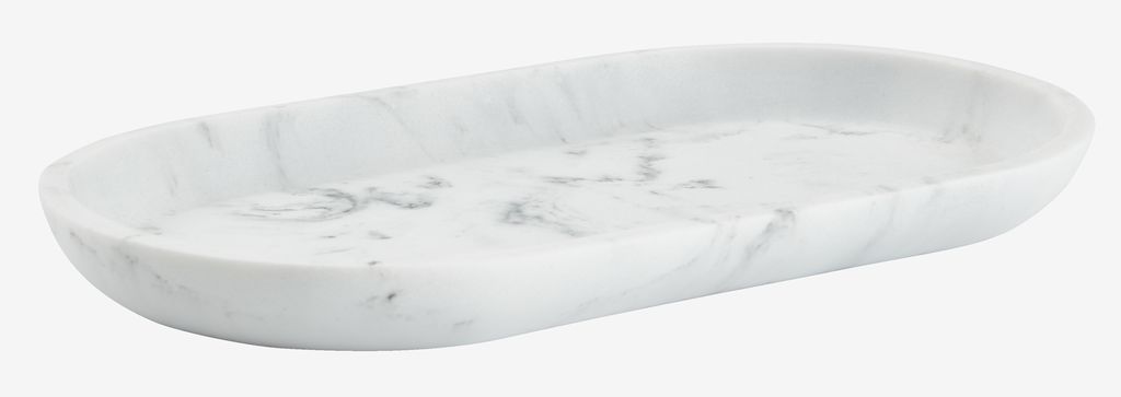 Tray BERGHEM 14x25x3cm marble effect