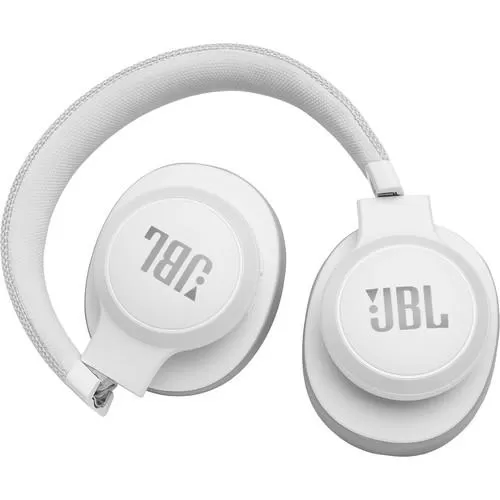 JBL LIVE 500BT Wireless Over-Ear Headphones (White)