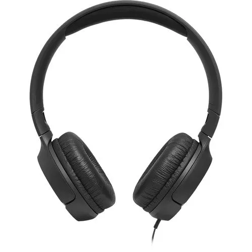 JBL TUNE 500 Wired On-Ear Headphones (Black)