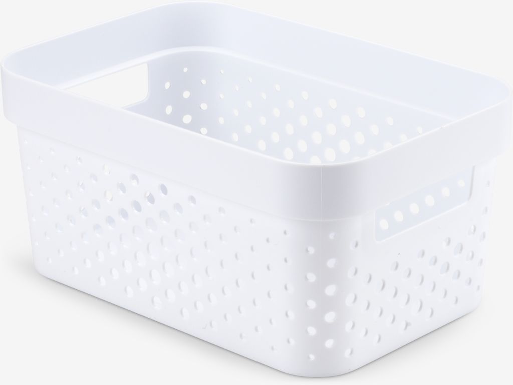 Basket INFINITY 4.5L plastic white