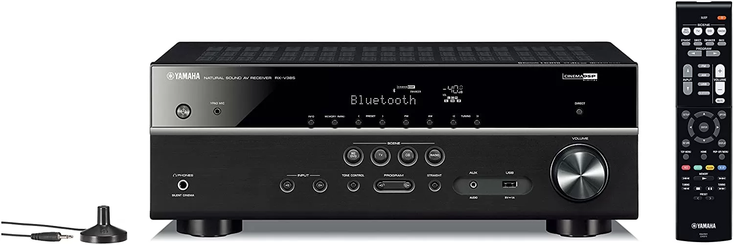 Yamaha Audio YHT-4950U 4K Ultra HD 5.1-Channel Home Theater System with Bluetooth, black
