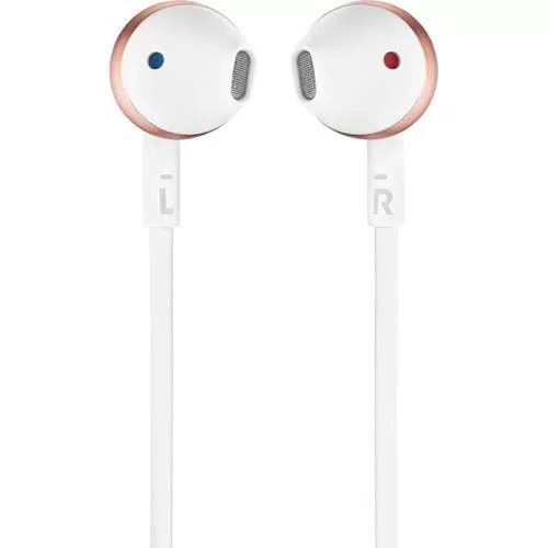 JBL T205 Earbud Headphones (Rose Gold)