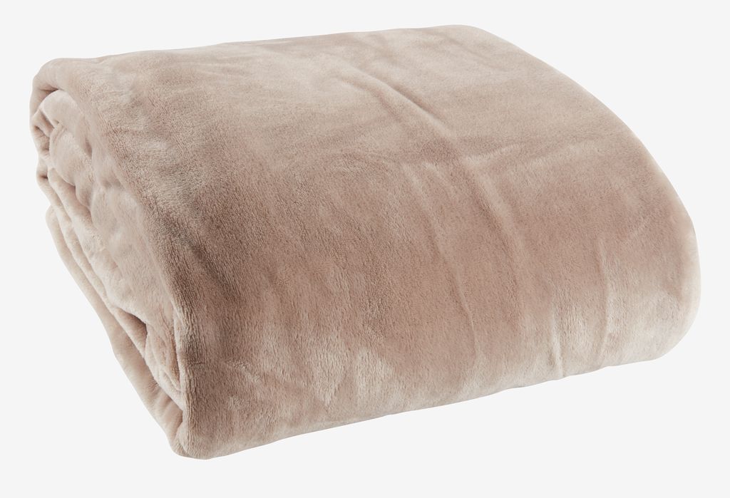 Fleece throw GULSKOLM 220x240 taupe